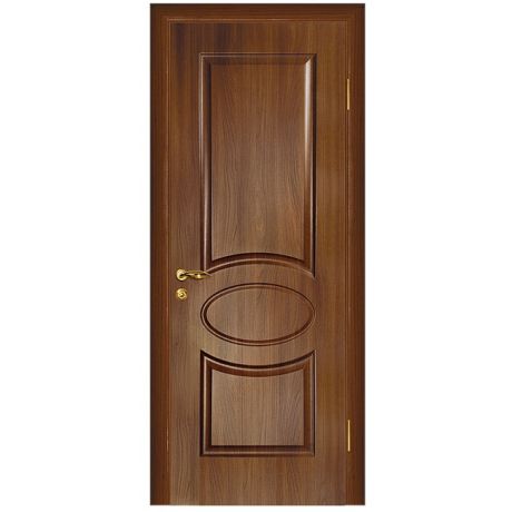 Дверное полотно Мариам Алекс шпон Темный орех глухое 2000х700 мм