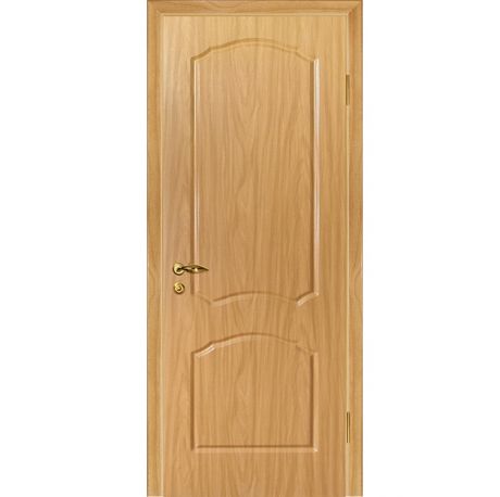 Дверное полотно Мариам Лидия ПВХ Миланский орех глухое 2000х900 мм