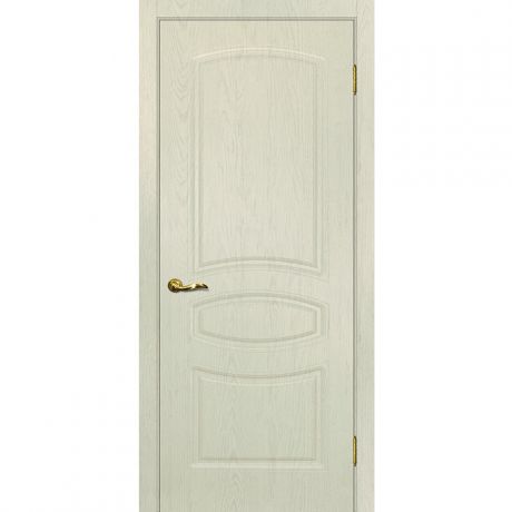 Дверное полотно Мариам Сиена-5 ПВХ Ваниль глухое 1900х550 мм