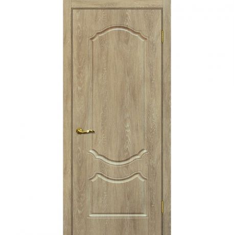 Дверное полотно Мариам Сиена-2 ПВХ шале Дуб песочный глухое 2000х600 мм