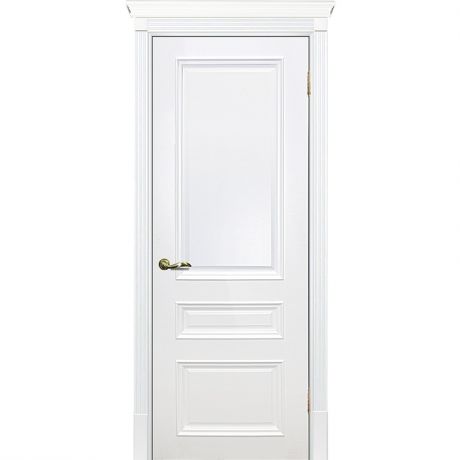 Дверное полотно Текона Смальта 06 белое RAL 9003 глухое 2000х700 мм