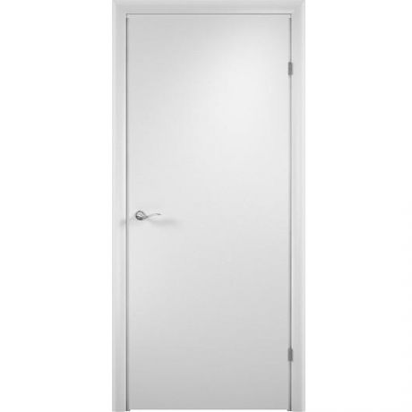 Дверное полотно Verda врезка 2018 с четвертью глухое белое 2000х800 мм