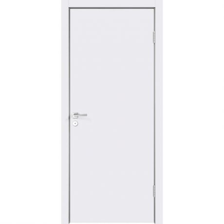 Дверное полотно Velldoris Smart белое окрашенное глухое 2040х725 мм без замка