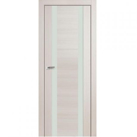 Дверное полотно Profil Doors 63х экошпон Эшвайт мелинга стекло белый лак 2000х700 мм