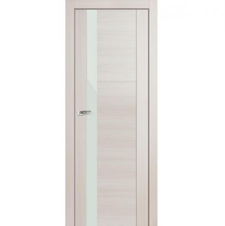 Дверное полотно Profil Doors 62х экошпон Эшвайт мелинга стекло белый лак 2000х800 мм
