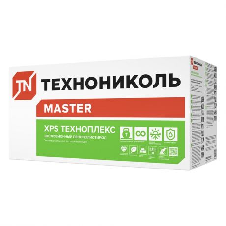 Теплоизоляция Технониколь Техноплекс 1180х580х50 мм 6 плит в упаковке