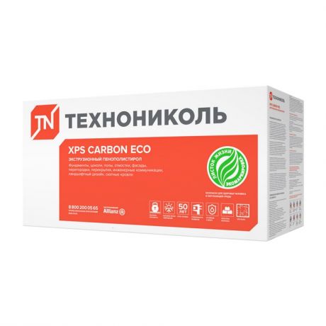 Теплоизоляция Технониколь Carbon Eco 400 SP Шведская плита 2360x580x100 мм 4 плиты в упаковке