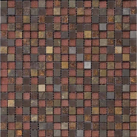 Мозаика из стекла, сланца и агломерата Natural Inka BDA-1520