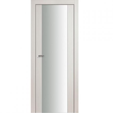 Дверное полотно Profil Doors 8х экошпон Эшвайт мелинга стекло белый триплекс 2000х600 мм