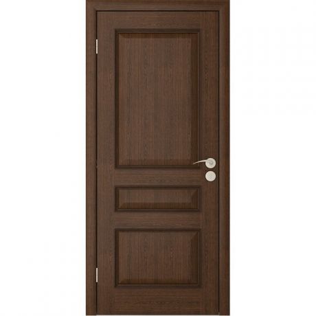 Дверное полотно Юркас Вена шпон Каштан глухое 2000х700 мм