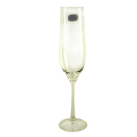 Набор бокалов для шампанского CRYSTALEX Виола 6шт 190мл гладкое бесцветное стекло, 40729/190