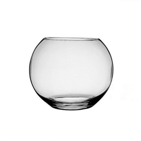 Ваза PASABAHCE Flora, h8см, шар, стекло, прозрачный, 43407