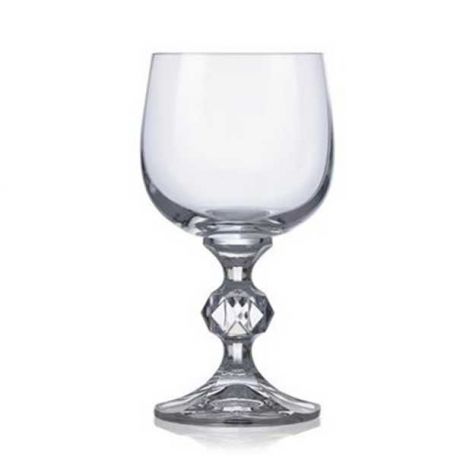 Набор бокалов для вина CRYSTALEX Клавдия 6шт, 190мл гладкое бесцветное стекло, 40149/190