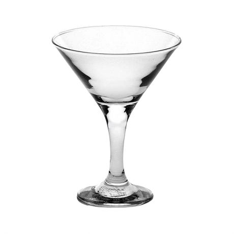 Набор бокалов для мартини PASABAHCE Bistro 6шт, 170мл гладкое бесцветное стекло, 44410