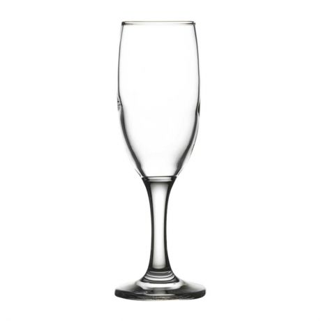 Набор бокалов для шампанского PASABAHCE Bistro 6шт, 180мл гладкое бесцветное стекло, 44419*