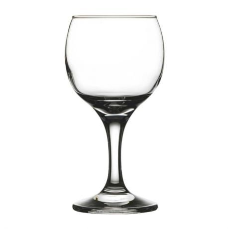 Набор бокалов для вина PASABAHCE Bistro 6шт, 220мл гладкое бесцветное стекло, 44412