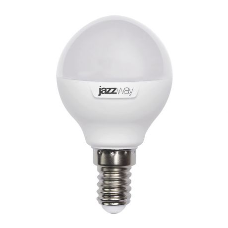 Лампа светодиодная PLED G45 7w 5000K 560 Lm E14 Jazzway
