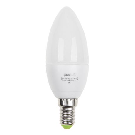 Лампа светодиодная PLED- ECO-C37 5w E14 3000K 400Lm Jazzway