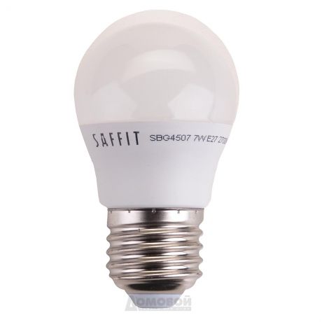 Лампа светодиодная P45 7W 230V E27 2700K, SBG4507