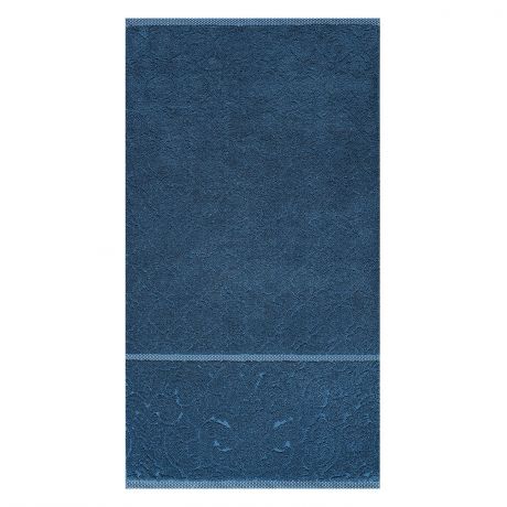 Полотенце махровое CLEANELLY Рэджа, 50х100см, синий, 100% хлопок