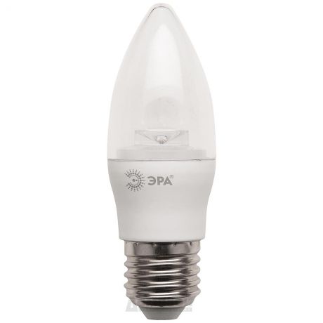 Лампа светодиодная ЭРА LED smd B35-7w-827-E27-Clear (6/60/2100)