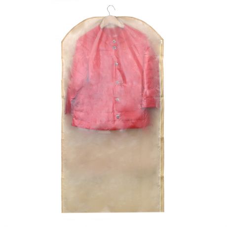 Чехол для одежды EVA, 150х65см, на молнии с прозрачной вставкой, плотный