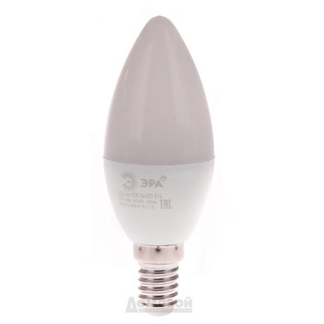 Лампа светодиодная ЭРА LED smd B35-7w-827-E14 (6/60/2160)