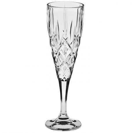 Набор бокалов для шампанского CRYSTAL BOHEMIA Sheffield 6шт 180мл хрусталь, БПХ156