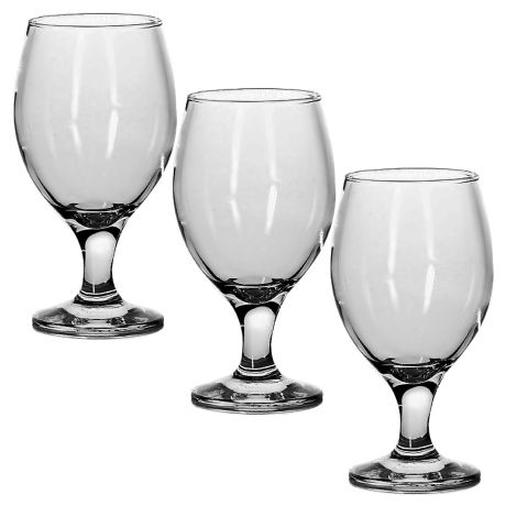 Набор бокалов для пива PASABAHCE Bistro 3шт 330мл стекло, 44417*