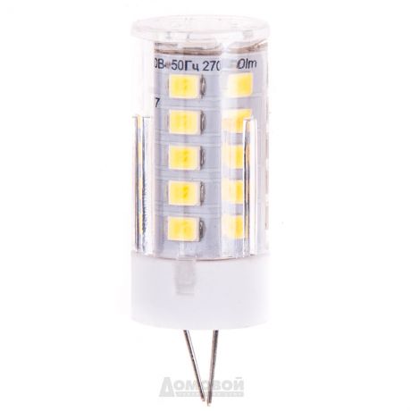 Лампа светодиодная ЭРА LED smd JC-3,5w-220V-corn, ceramics-827-G4 (100/1000/30000)