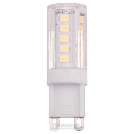 Лампа светодиодная ЭРА LED smd JCD-3,5w-220V-corn, ceramics-827-G9 (100/1000/30000)