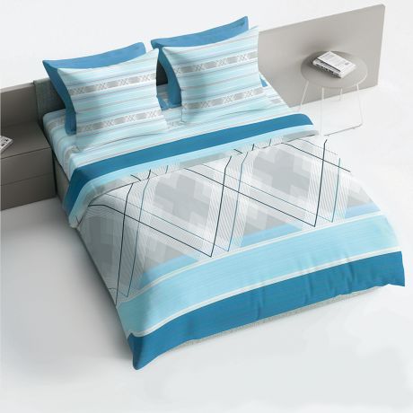 Комплект постельного белья Bravo Лоренцо 2-спальный, наволочка 70х70см 2шт, поплин