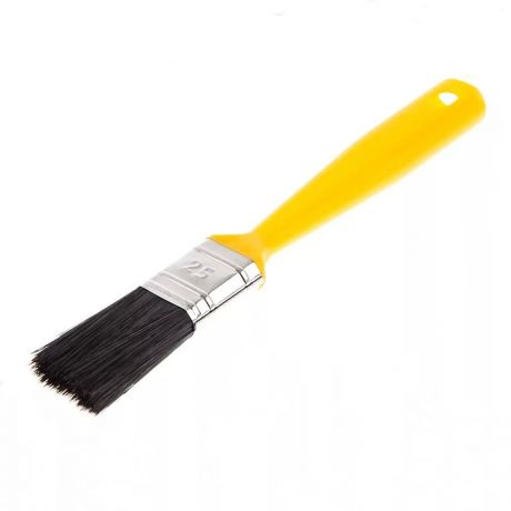 Кисть флейцевая (КФ) 25х12мм,Р1, искус.щетина, пластиковая ручка для красок на основе растворителя Mollen