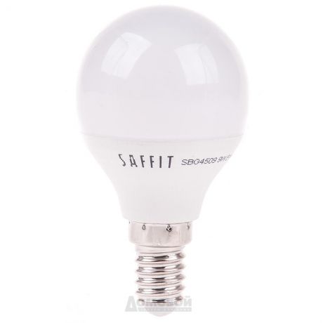 Лампа светодиодная, 9W 230V E14 2700K, SBG4509,SAFFIT