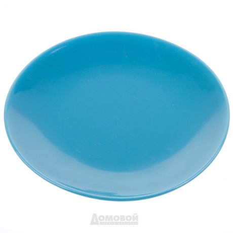 Тарелка HOME CAFE голубая 20см, керамика