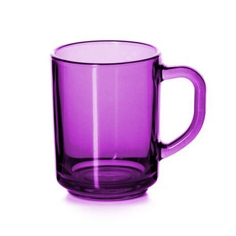 Кружка PASABAHCE Enjoy purple 250мл, стекло, 55029 D 108 SL/St