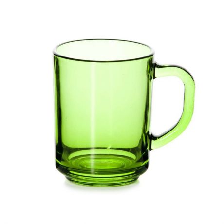 Кружка PASABAHCE Enjoy green 250мл, стекло, 55029 D 226 SL/St