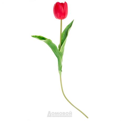 Растение искусственное Тюльпан, h52см, красный