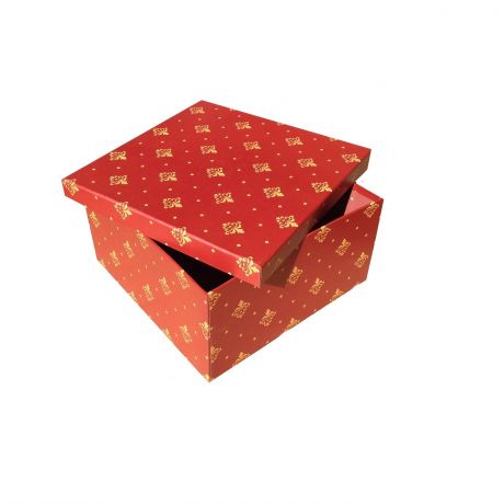 Коробка подарочная квадрат 30х30х15см