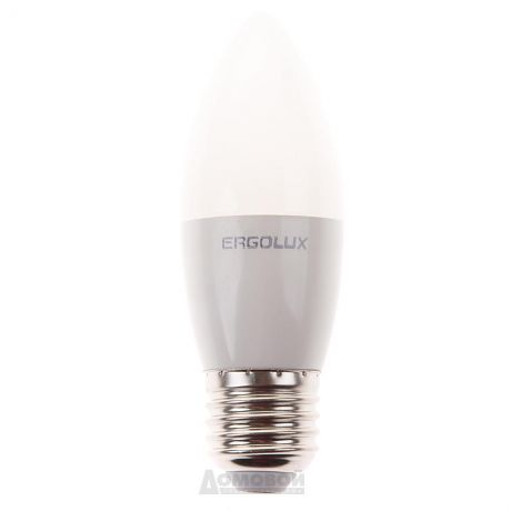 Лампа светодиодная Ergolux LED-C35-9W-E27-3K Свеча 9Вт E27 3000K 172-265В