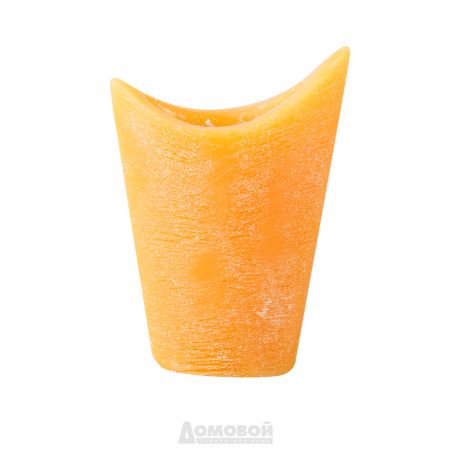 Свеча интерьерная фигурная HOME DECOR 11,5х16см, оранжевая
