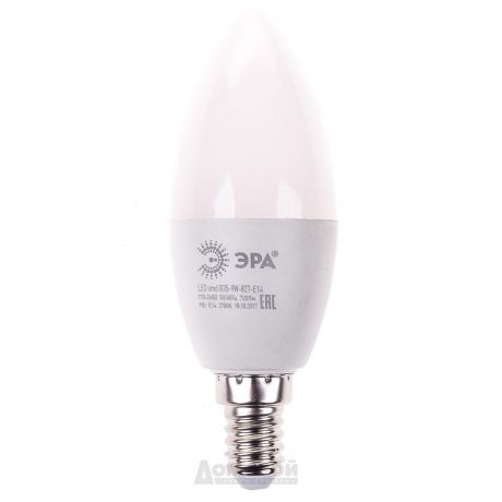 Лампа светодиодная LED B35-9W-827-E14