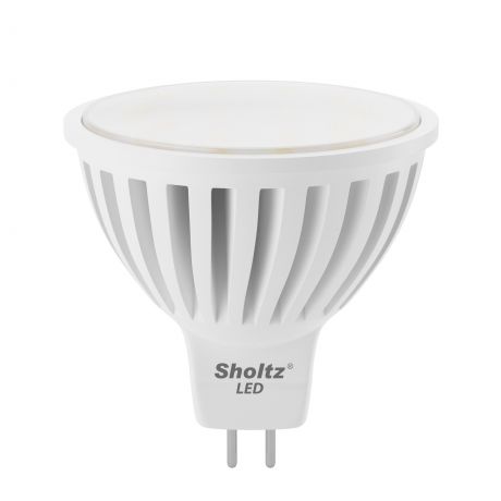 Лампа светодиодная SHOLTZ 11Вт GU5.3 2700K 220V керамика + пластик