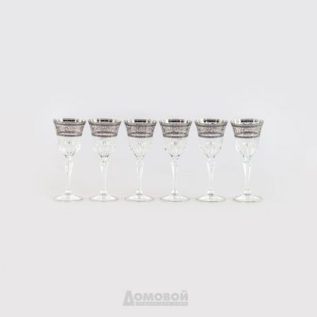 Набор бокалов для вина ASTRA GOLD Allegro, 220мл, 6шт, хрустальное стекло, 61252