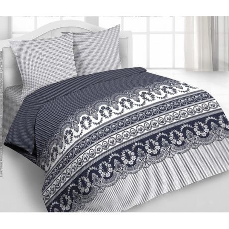 Комплект постельного белья Egoist 2-спальный Grey, наволочка 50х70см 2шт дизайн 1003, бязь