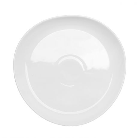 Тарелка обеденная TUDOR ENGLAND Royal White 25см, фарфор, Л9265
