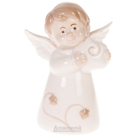 Фигурка декоративная Ангел со звездой, 7х10х13см