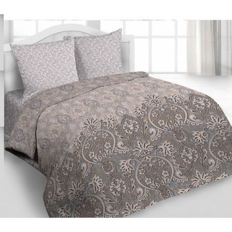 Комплект постельного белья Egoist 2-спальный Grey, наволочка 50х70см 2шт, дизайн 1019, бязь