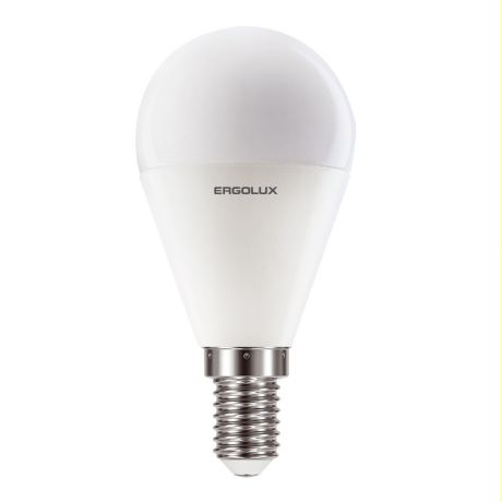 Лампа светодиодная 11Вт E14 Ergolux Шар 3000K 172-265В