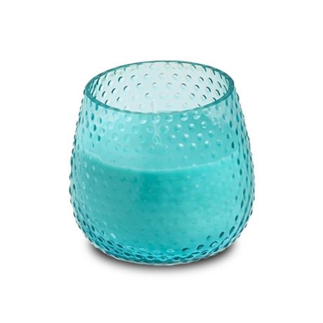 Свеча интерьерная Spaas Аква Блю в стакане неароматизированная , 8х7см, 0560240332
